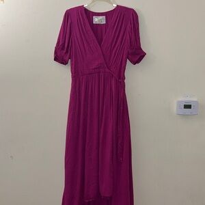 Maeve Magenta Wrap Dress